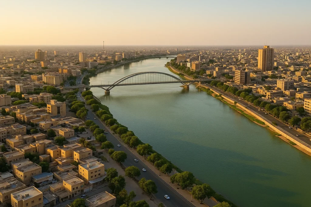 نمایی از شهر اهواز، فرصت‌های صنعتی و اقتصادی برای ثبت شرکت در اهواز