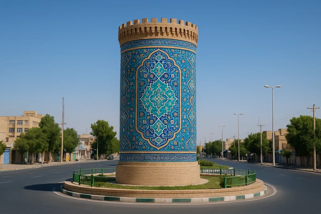 عکس خیابان اصلی زاهدان مرتبط با ثبت برند در زاهدان