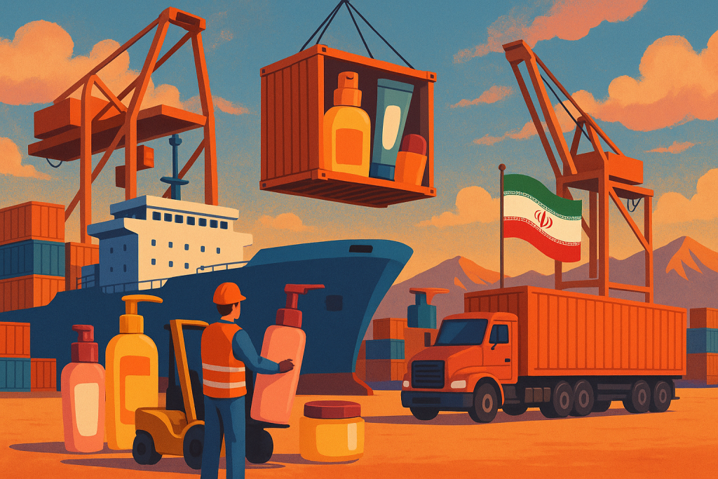 تصویری از واردات آرایشی بهداشتی و مراحل آن در بازار ایران