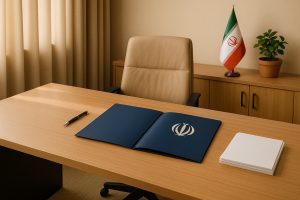 تصویر محیط اداری حرفه‌ای برای مقدمه مقاله ثبت شرکت در ساوه