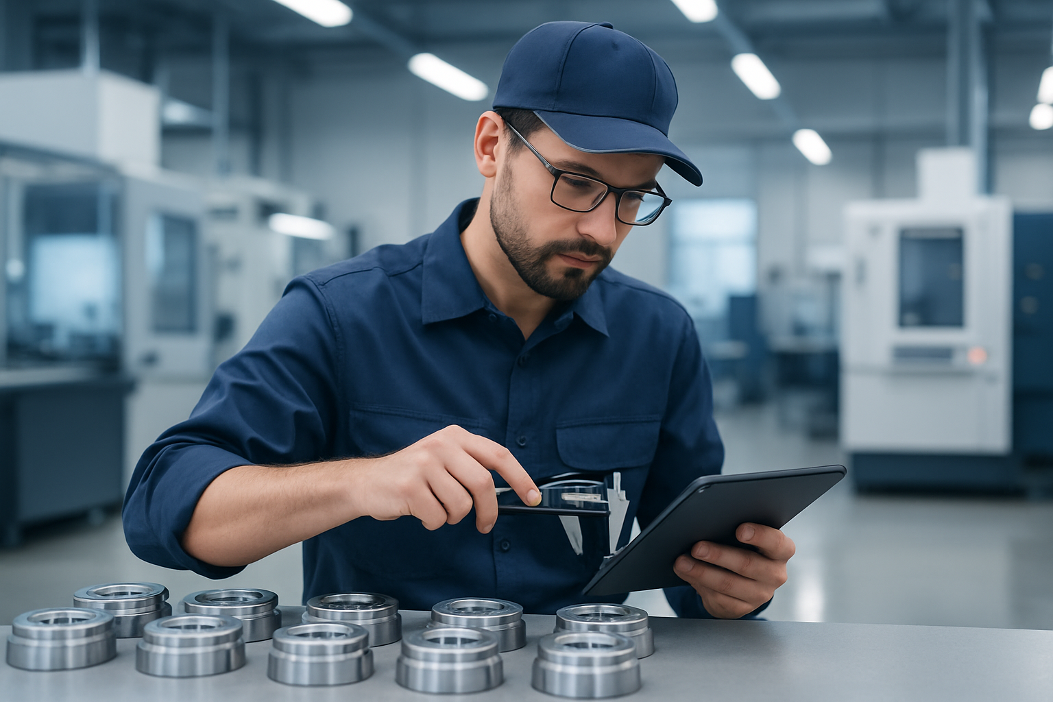 تصویر واقعی از فرایند کنترل کیفیت در تولید مدرن مرتبط با استراتژی تولید بدون کارخانه