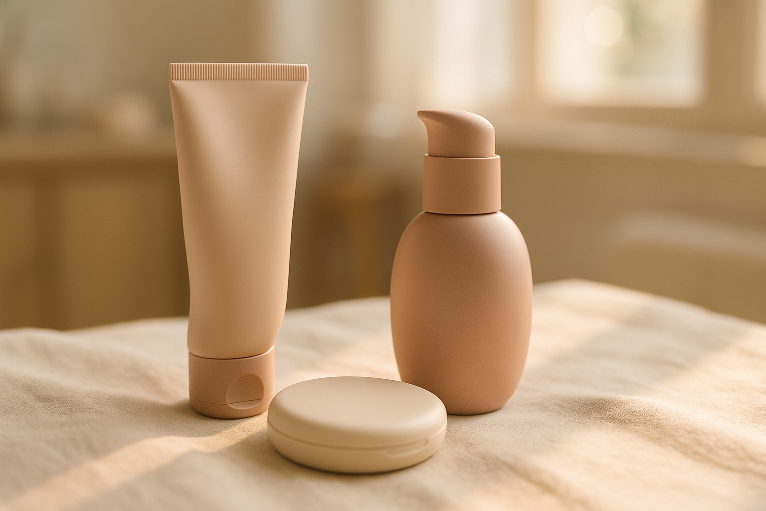 تصویر واقعی از بسته بندی حرفه ای با طراحی ارگونومیک و فضای آرام برای مقاله زیبایی