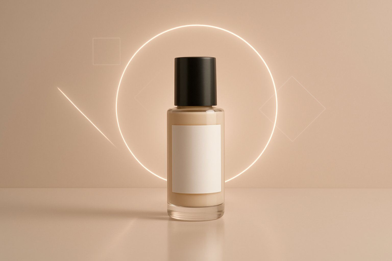 تصویر مفهومی از نقش برندینگ در موفقیت تولید بدون کارخانه در صنعت آرایشی